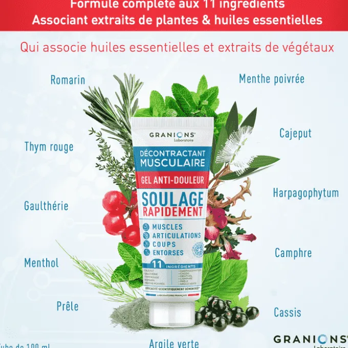 Décontractant Musculaire - Gel - 100 ml