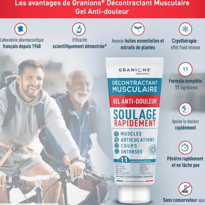 Décontractant Musculaire - Gel - 100 ml