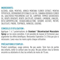 Décontractant Musculaire spray apaisant