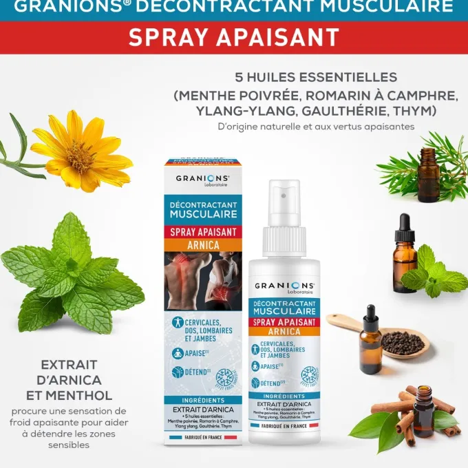 Décontractant Musculaire spray apaisant