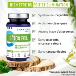 Detox Foie - 1000 mg - 60 comprimés