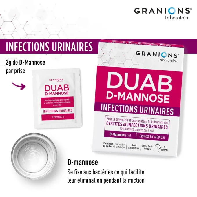DUAB D-Mannose - Infections urinaires