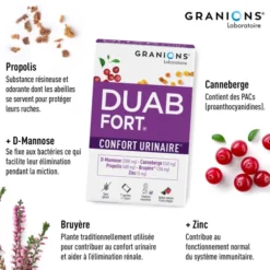 DUAB Fort- 7 sachets CANNEBERGE