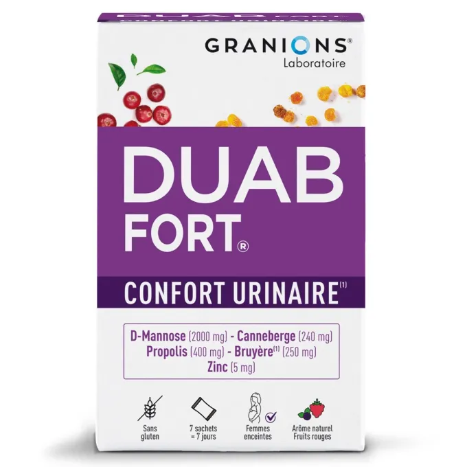DUAB Fort- 7 sachets CANNEBERGE
