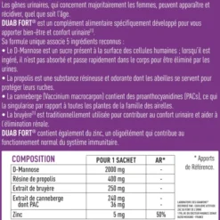 DUAB Fort- 7 sachets CANNEBERGE