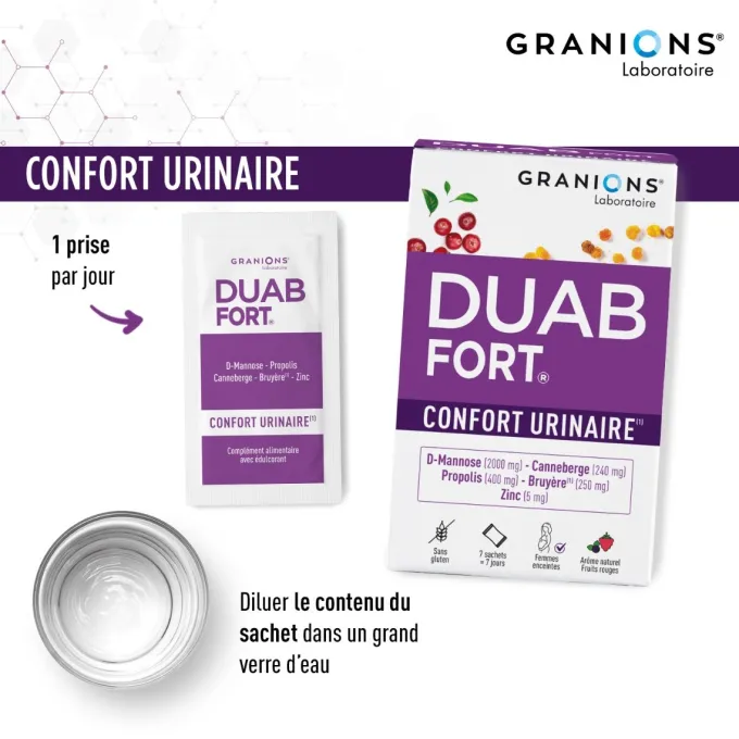 DUAB Fort- 7 sachets CANNEBERGE