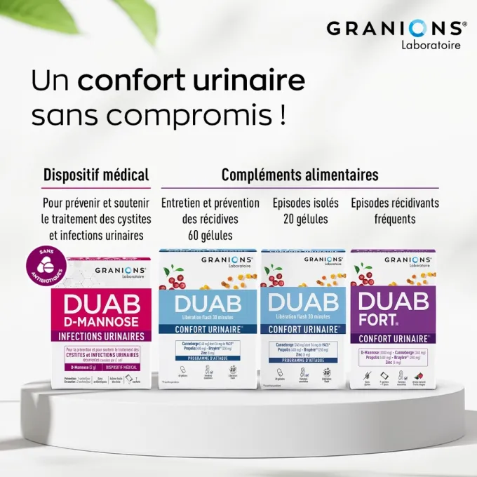 DUAB Fort- 7 sachets CANNEBERGE