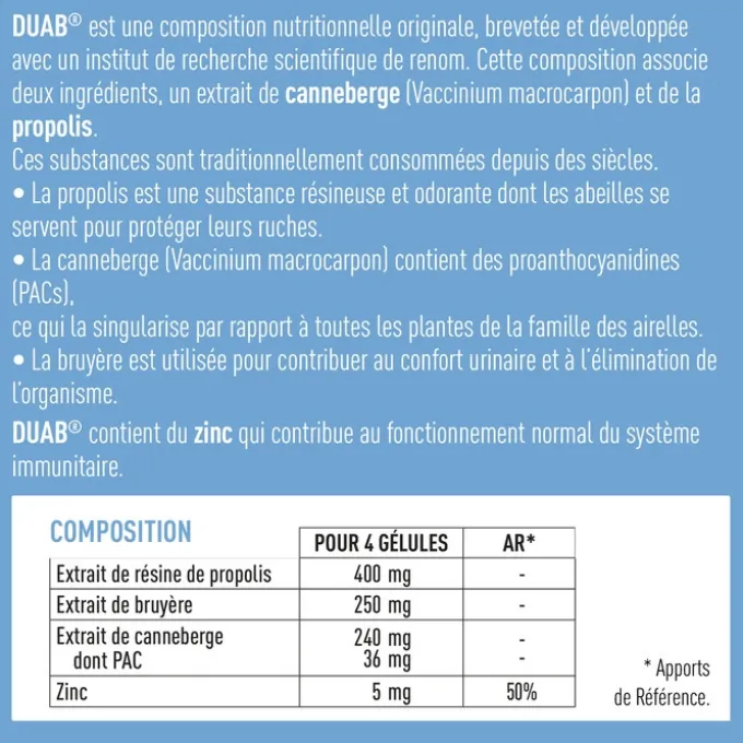 Duab - 60 gélules