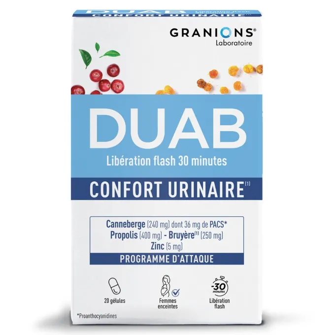 Duab - Inconfort Urinaire - Cranberry - Propolis - Zinc