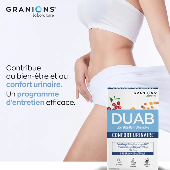 Duab - Inconfort Urinaire - Cranberry - Propolis - Zinc