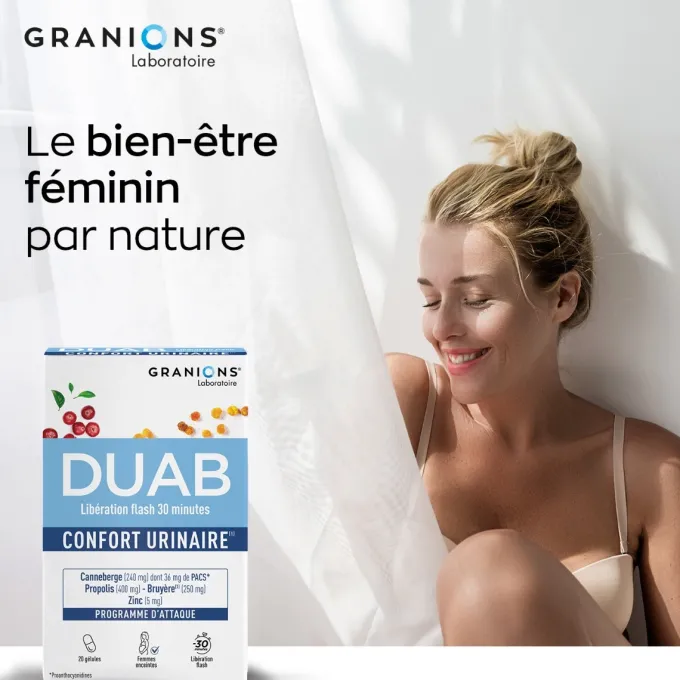 Duab - Inconfort Urinaire - Cranberry - Propolis - Zinc