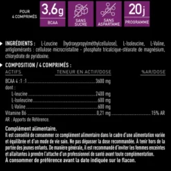 EAFIT BCAA 4.1.1 (80 comprimés)