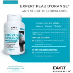 EAFIT Expert Peau d'Orange 60 gélules