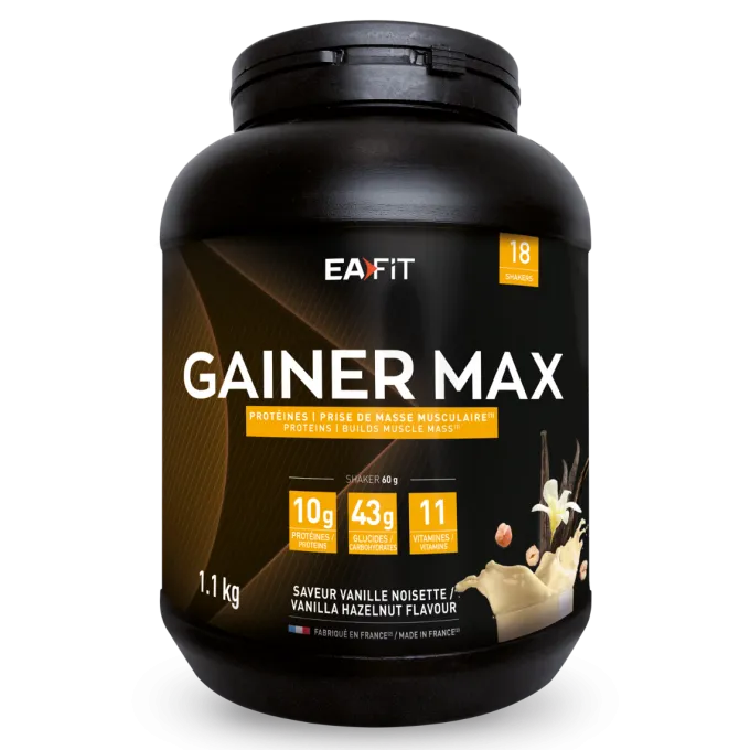 EAFIT Gainer Max Vanille Noisette 1,1 kg