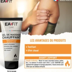 EAFIT Gel Massant Chauffant 75 ml