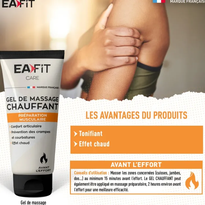 EAFIT Gel Massant Chauffant 75 ml