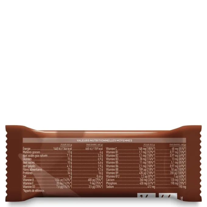 EAFIT La Barre Protéinée Chocolat - Boite de 24 barres