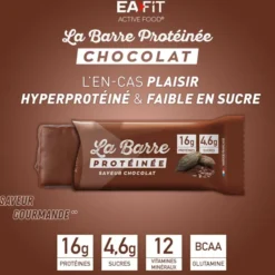 EAFIT La Barre Protéinée Chocolat - Boite de 24 barres