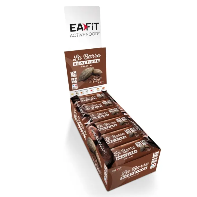 EAFIT La Barre Protéinée Chocolat - Boite de 24 barres