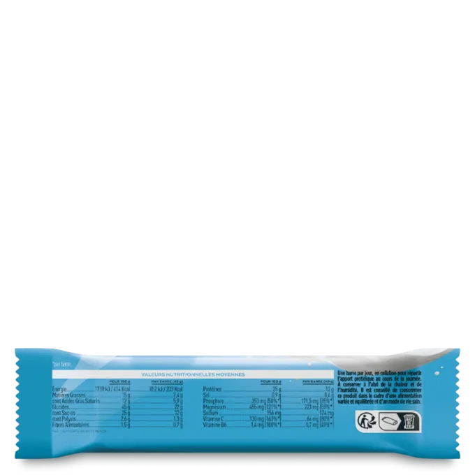 EAFIT LA BARRE PROTÉINES + VITAMINES 49 G - COOKIES & CREAM - LOT DE 24