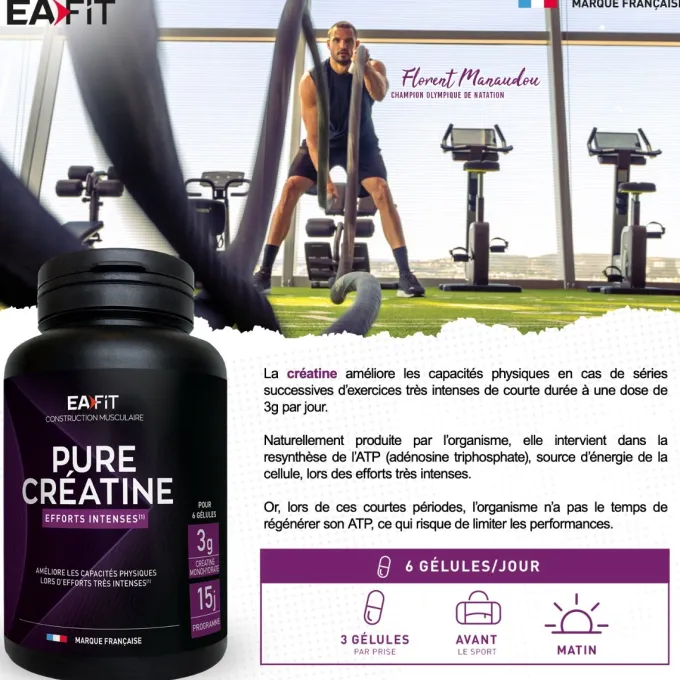 EAFIT Pure Créatine 90 Gélules