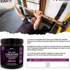 EAFIT Pure Créatine 308 g poudre - 3 mois