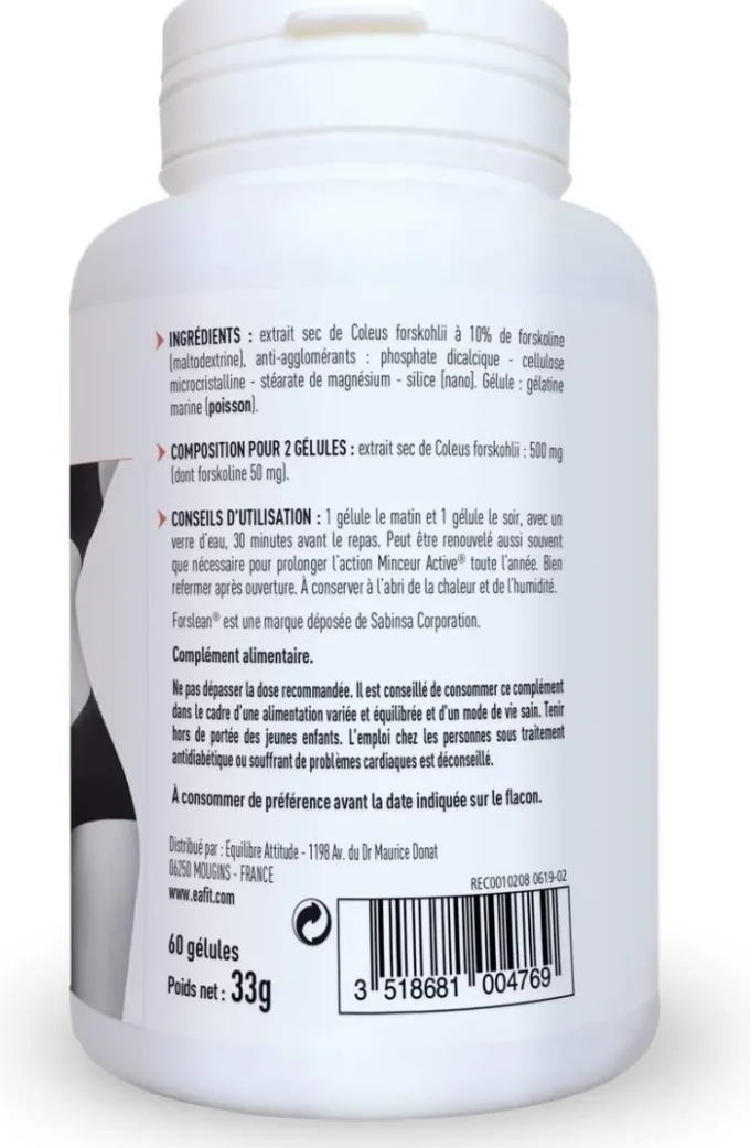 EAFIT Pure Forskoline 60 gélules