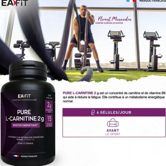 EAFIT Pure L-Carnitine 2 g 90 gélules