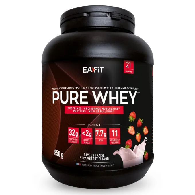 EAFIT Pure Whey Fraise 850gr