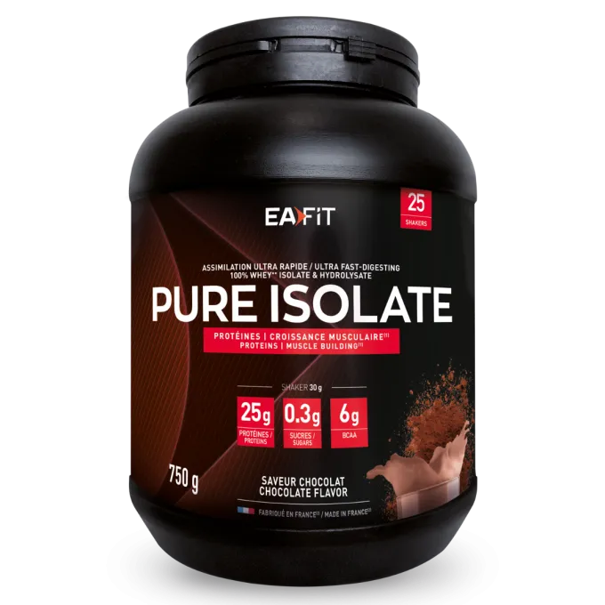 EAFIT Pure Whey Isolate Chocolat 750 g