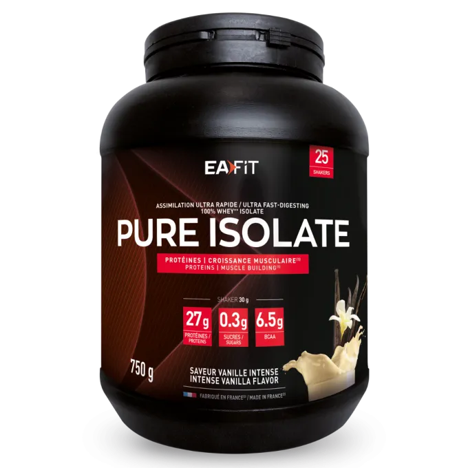 EAFIT Pure Whey Isolate Vanille 750g