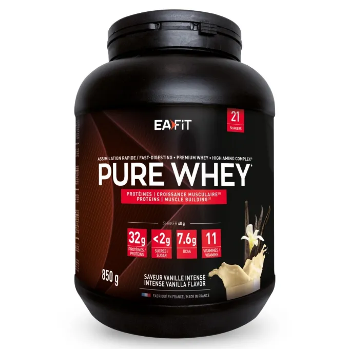 EAFIT Pure Whey Vanille Intense 850gr