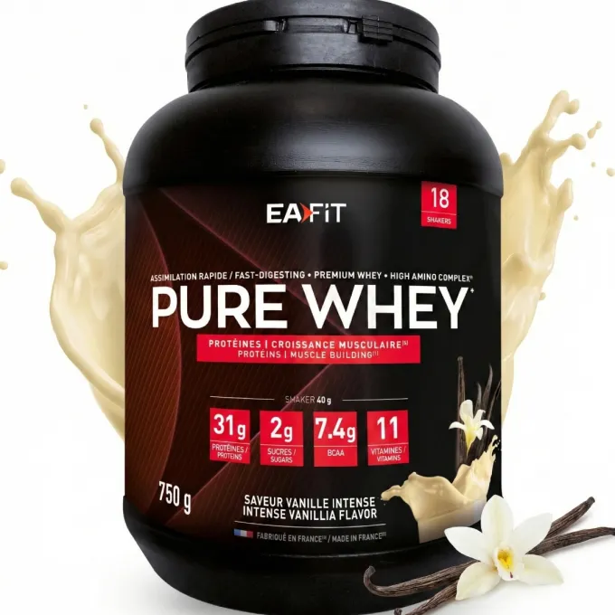 EAFIT Pure Whey Vanille Intense 750gr