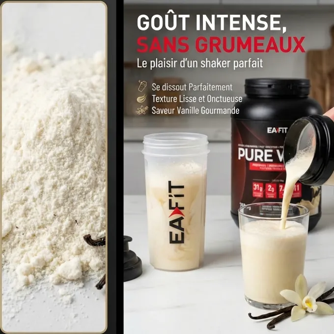 EAFIT Pure Whey Vanille Intense 750gr