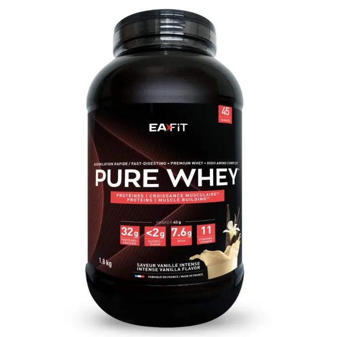 EAFIT Pure Whey Vanille Intense 1.8 kg