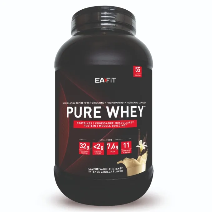 EAFIT Pure Whey Vanille Intense 2.2 kg