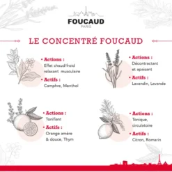 FOUCAUD Huile de Massage revitalisante 200 ml