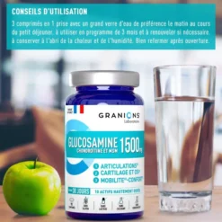 Glucosamine 1500mg - 90 comprimés