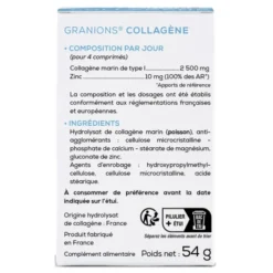 GRANIONS Collagène 2500 mg - 60 comprimés