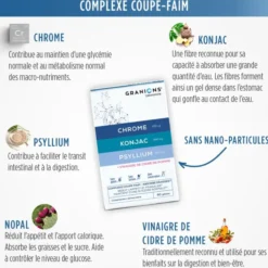 Granions Complexe Coupe Faim - Chrome, Konjac & Psyllium