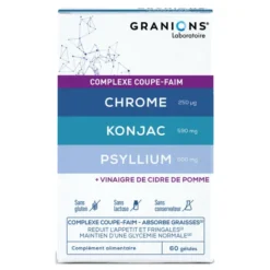 Granions Complexe Coupe Faim - Chrome, Konjac & Psyllium