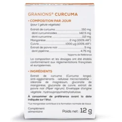 GRANIONS Curcuma - 30 gélules