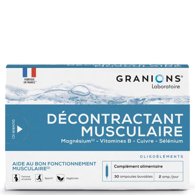 GRANIONS Décontractant Musculaire 30 ampoules