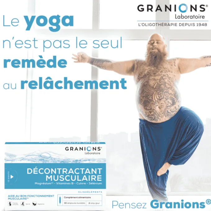 GRANIONS Décontractant Musculaire 30 ampoules