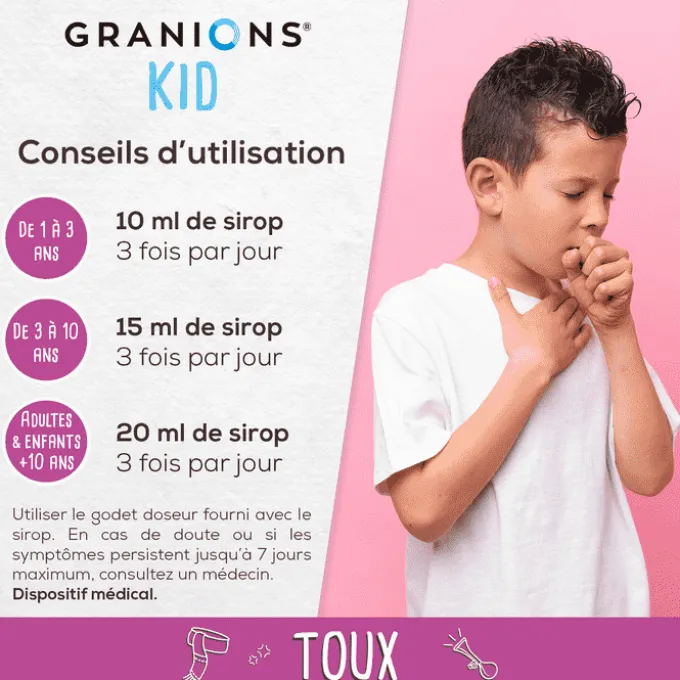 GRANIONS Kid Toux - Solution Buvable 125ml