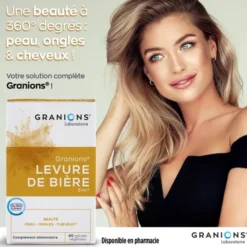 GRANIONS Levure de Bière - 60 gélules