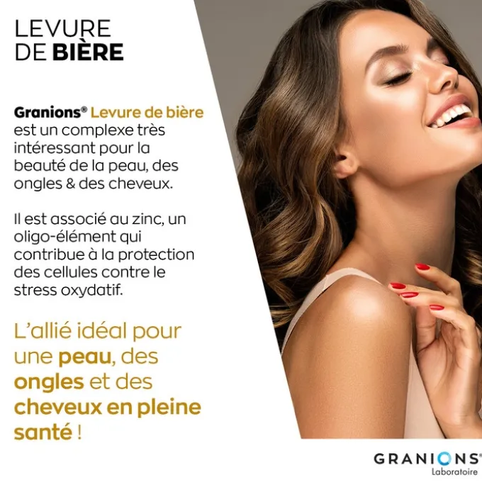 GRANIONS Levure de Bière - 60 gélules