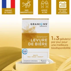 GRANIONS Levure de Bière - 60 gélules