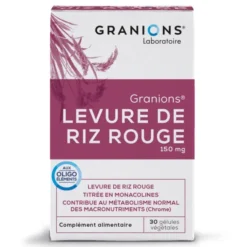 GRANIONS Levure de Riz Rouge 150 mg 30 gélules végétales