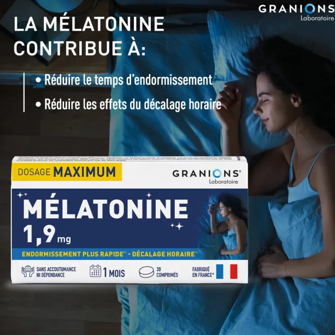 GRANIONS Mélatonine 1,9 mg